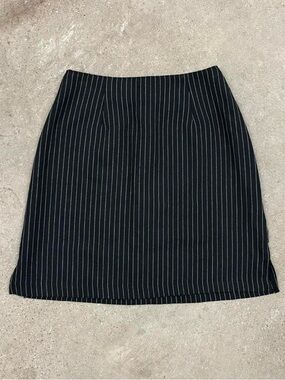 pinstripe skirt